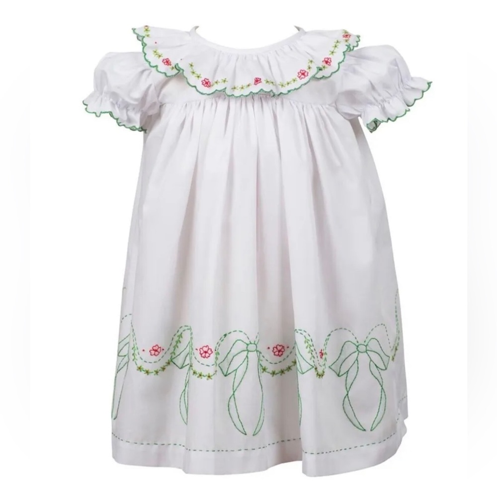 NWT The Proper Peony TPP white Windsor Dress Christmas $128 12m